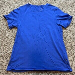 On Cloud On-T Shirt Mens XXL Blue Short Sleeve Tee Running Slim Fit-Fits Large